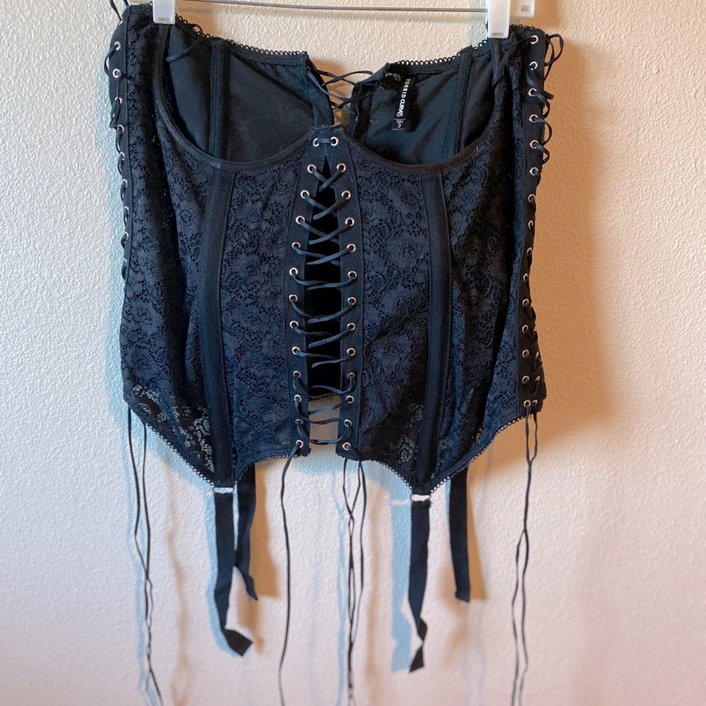Torrid Black Cupless Bustier